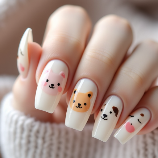 Animal nail design