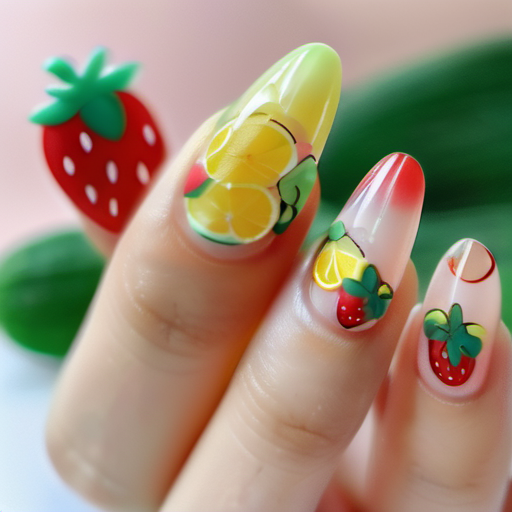 Fruit nail design