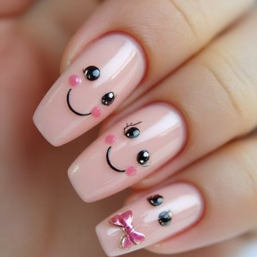 Kawaii nail design